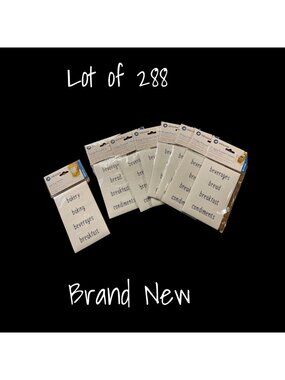 288 Preprinted Pantry Labels for Food Containers - iDesign Kitchen Set New